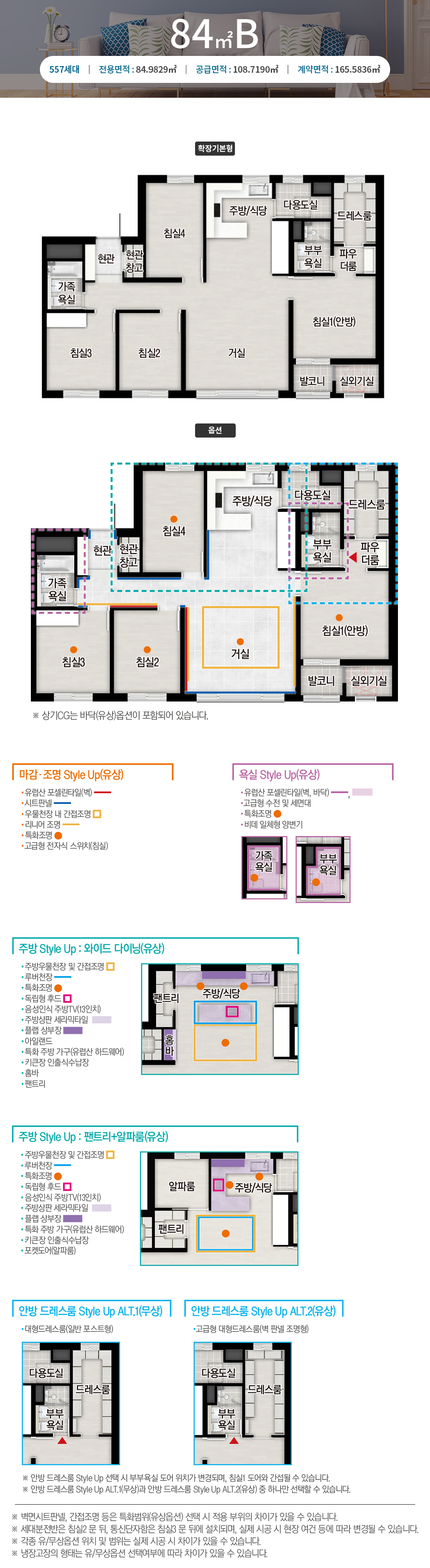 음성 자이 센트럴시티 평면정보