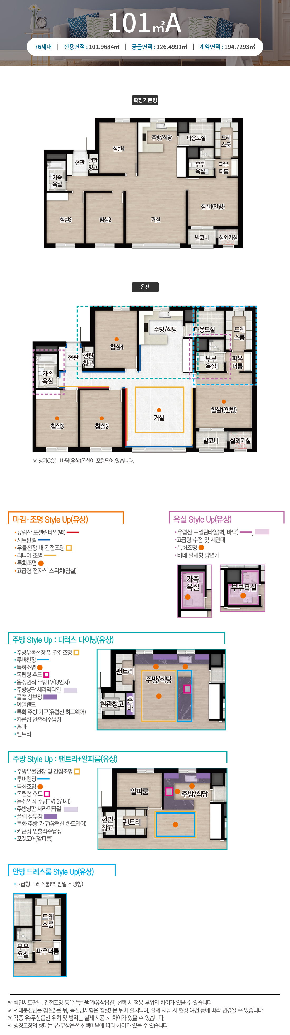 음성 자이 센트럴시티 평면정보